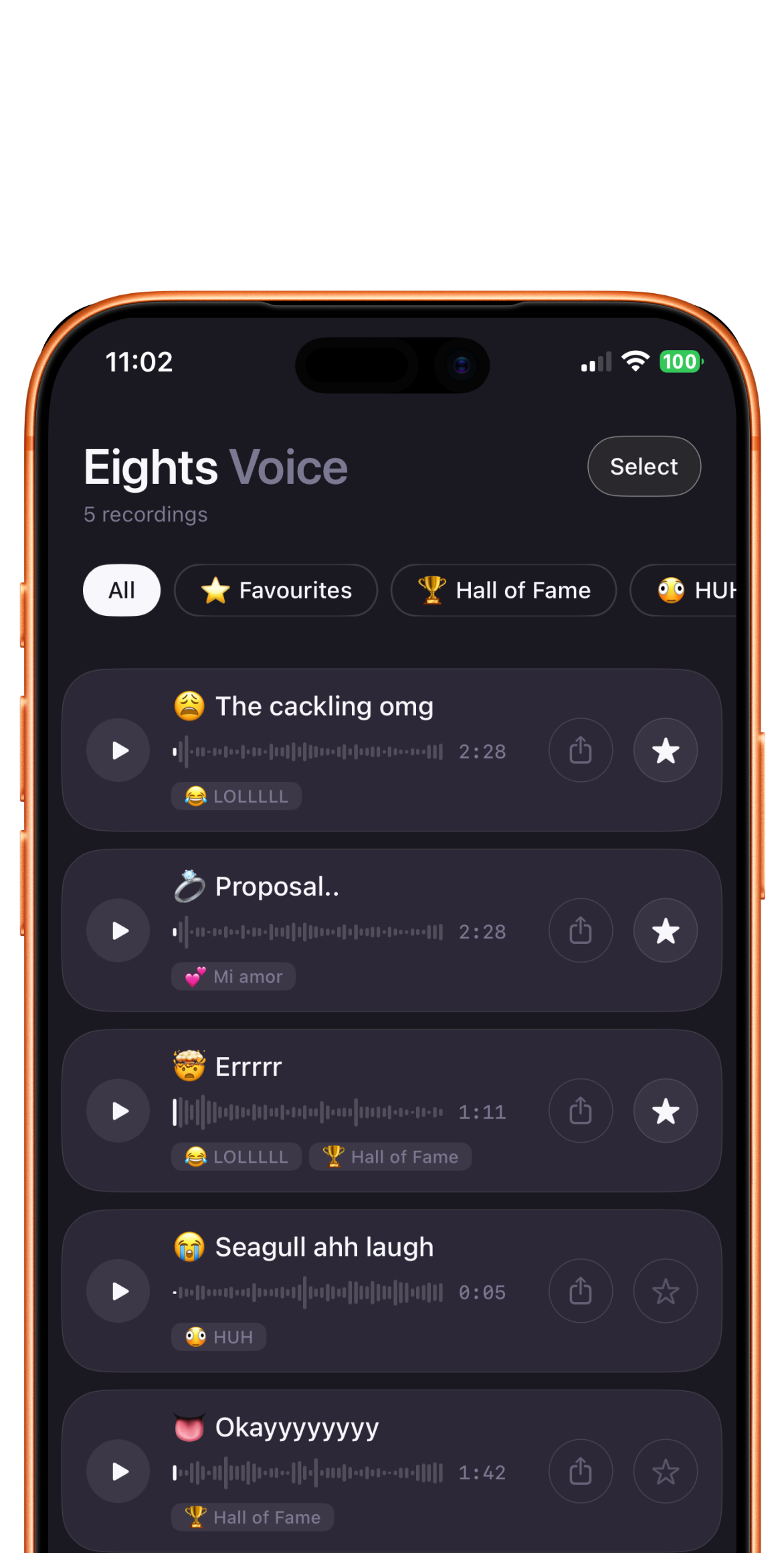 Eights Voice screenshot 1